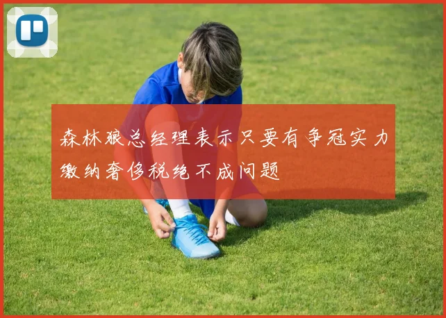 森林狼总经理表示只要有争冠实力缴纳奢侈税绝不成问题